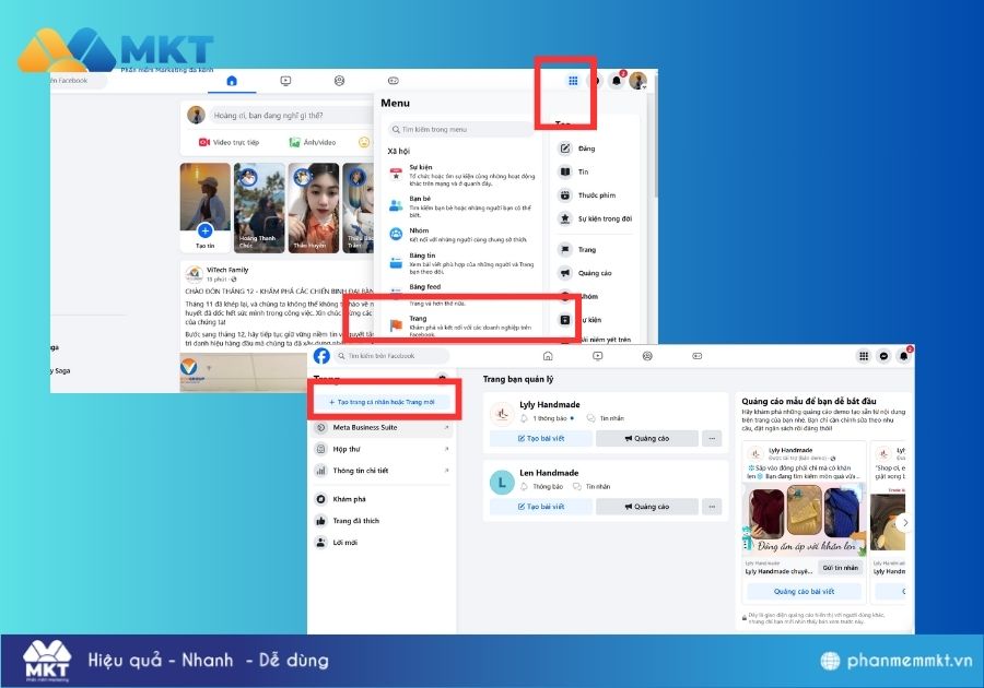 Hướng dẫn cách tạo Fanpage bán hàng online trên máy tính