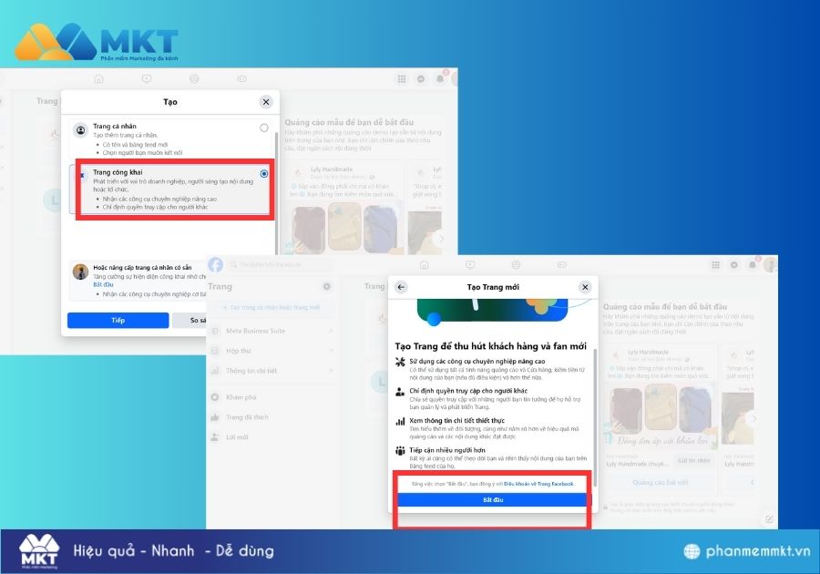 Cách tạo Fanpage bán hàng online trên máy tính