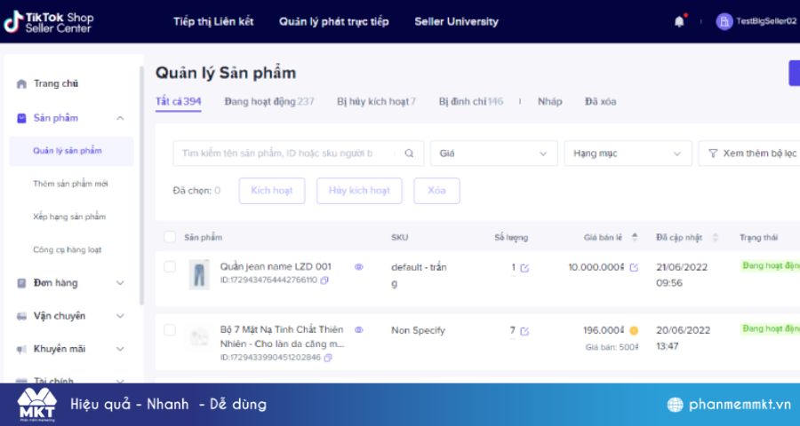 Cách đăng sản phẩm trên TikTok Shop