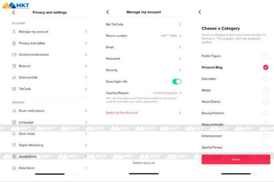 Cách chuyển tài khoản TikTok Pro, khám phá những khung giờ đăng TikTok