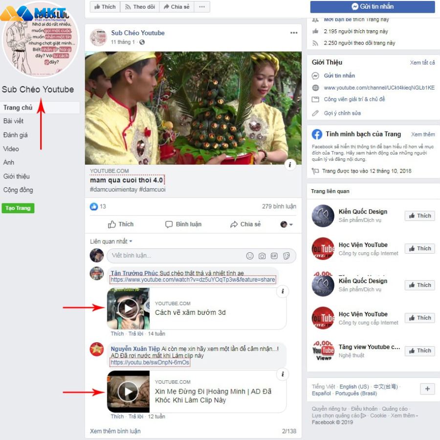 Cách sub chéo YouTube thủ công