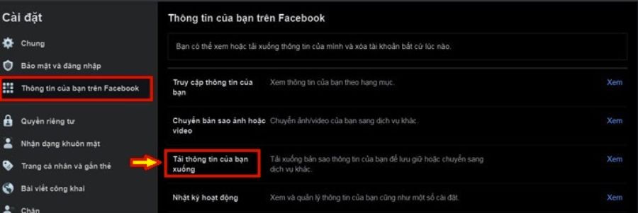 Xem lại tin nhắn Messenger đã xoá trên máy tính