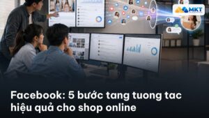 Biểu đồ mạng xã hội với biểu tượng lượt thích và bình luận minh họa cách tăng tương tác